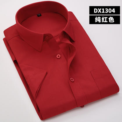 男士工装短袖衬衫D1304（可用同货号长袖裁短袖）