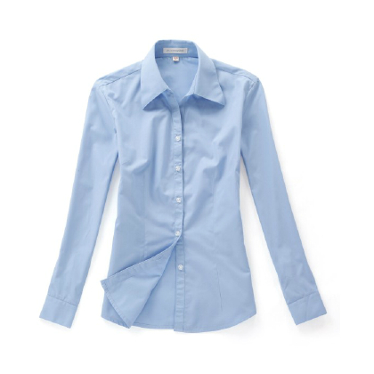 佐马仕女式纯蓝色职业衬衫VG01-301