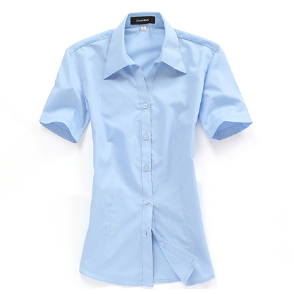 女士工装衬衫DVG01-301（可用同货号长袖裁短袖）