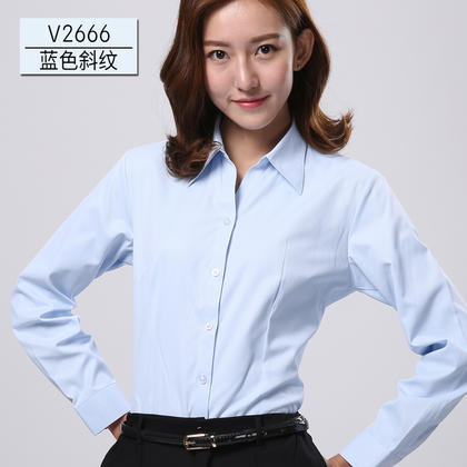 2016佐马仕新款女式长袖工装衬衫V2666
